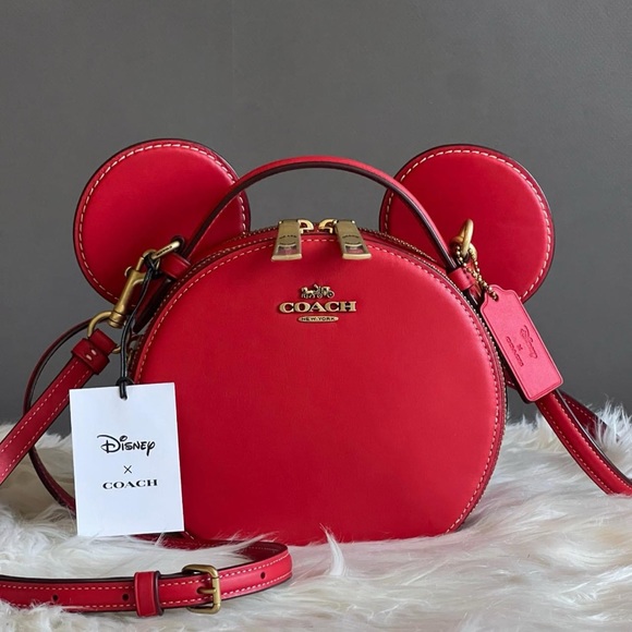 💰SOLD - CM194- Disney X Coach Mickey Mouse Ear Bag - Picture 3 of 14